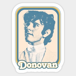 Donovan // 1960s Folk Music Fan Sticker